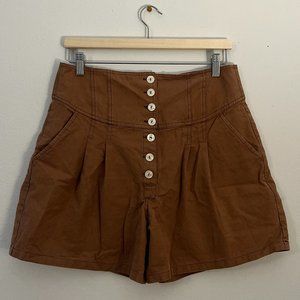 Free People One Shae Pleated Shorts